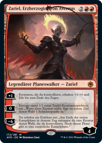 Mtg magic the gathering zariel - mtg,