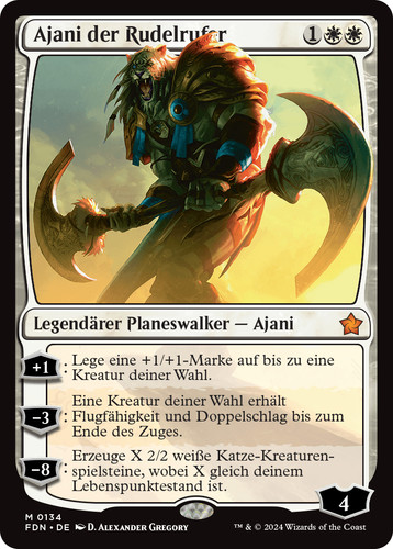 Magic the gathering ajani der - the,