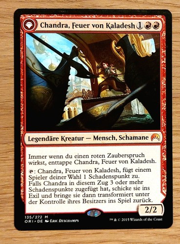 Mtg magic chandra feuer - feuer, von