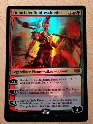 Mtg magic foil domri - domri, der