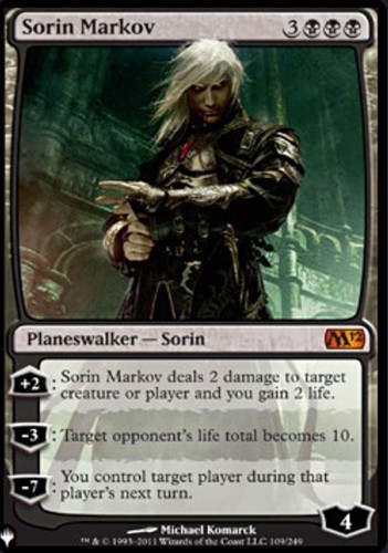 Sorin markov mtg - sorin, 2012