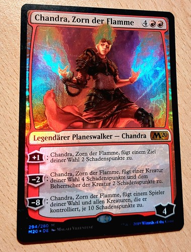 Mtg magic foil chandra - magic,
